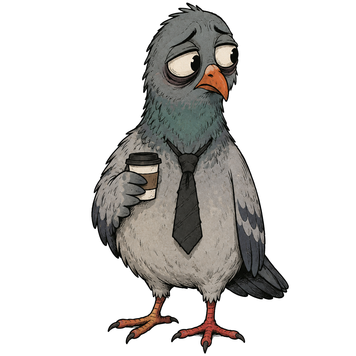 NOBODY the pigeon, away